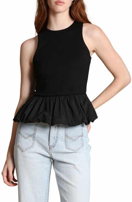 Avec Les Filles Peplum Tank