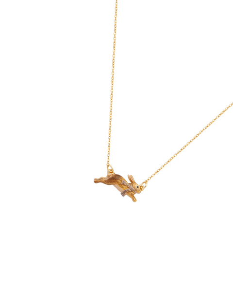 Cosy Bunny Charm Necklace