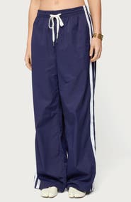 EDIKTED Kieran Tie Waist Track Pants