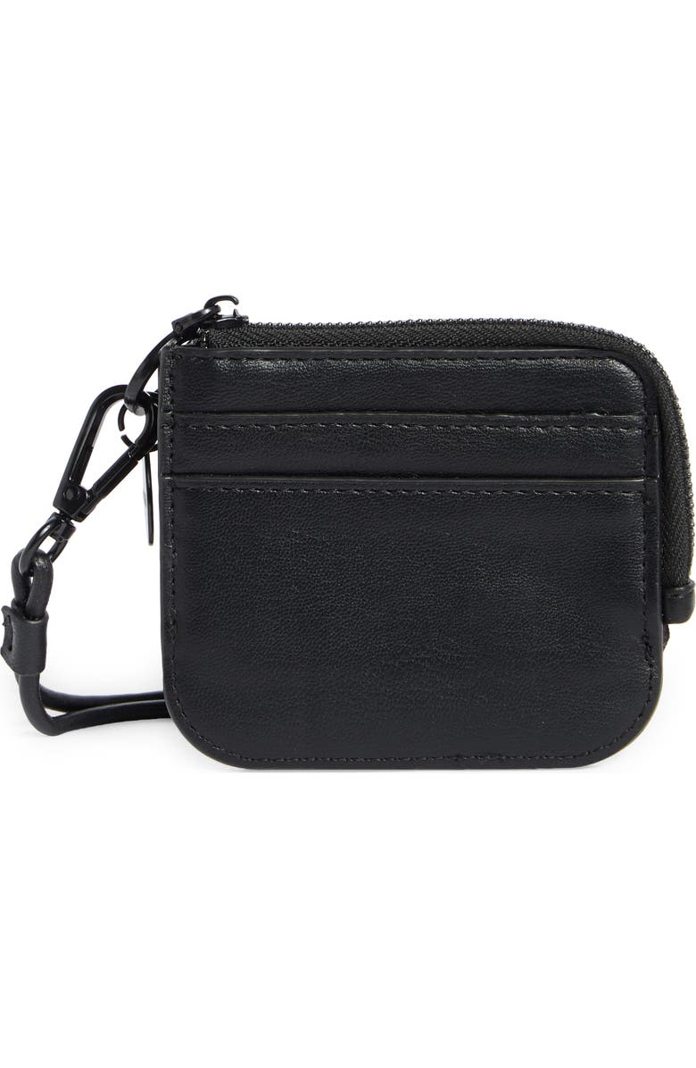 Steve Madden Small Card Wallet Wristlet, Alternate, color, Black