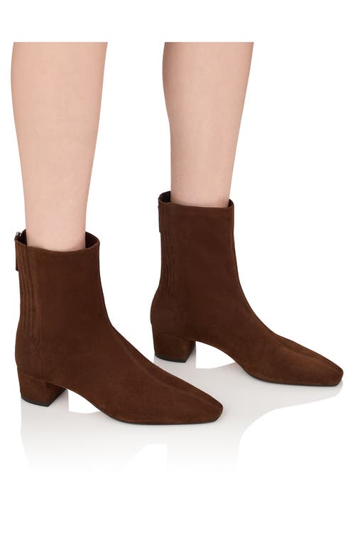 Aquazzura Saint Honor Bootie In Brown