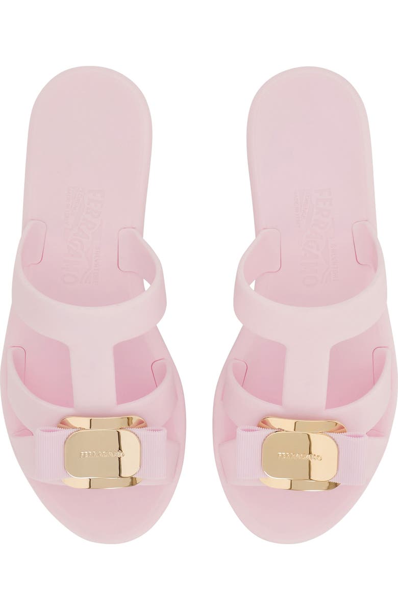 FERRAGAMO Lilou Slide Sandal, Alternate, color, Cotton Candy
