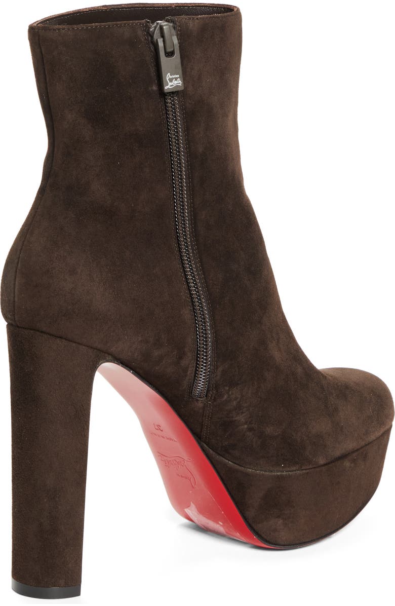 Christian Louboutin Loo Platform Bootie, Alternate, color, 7164 Cafe