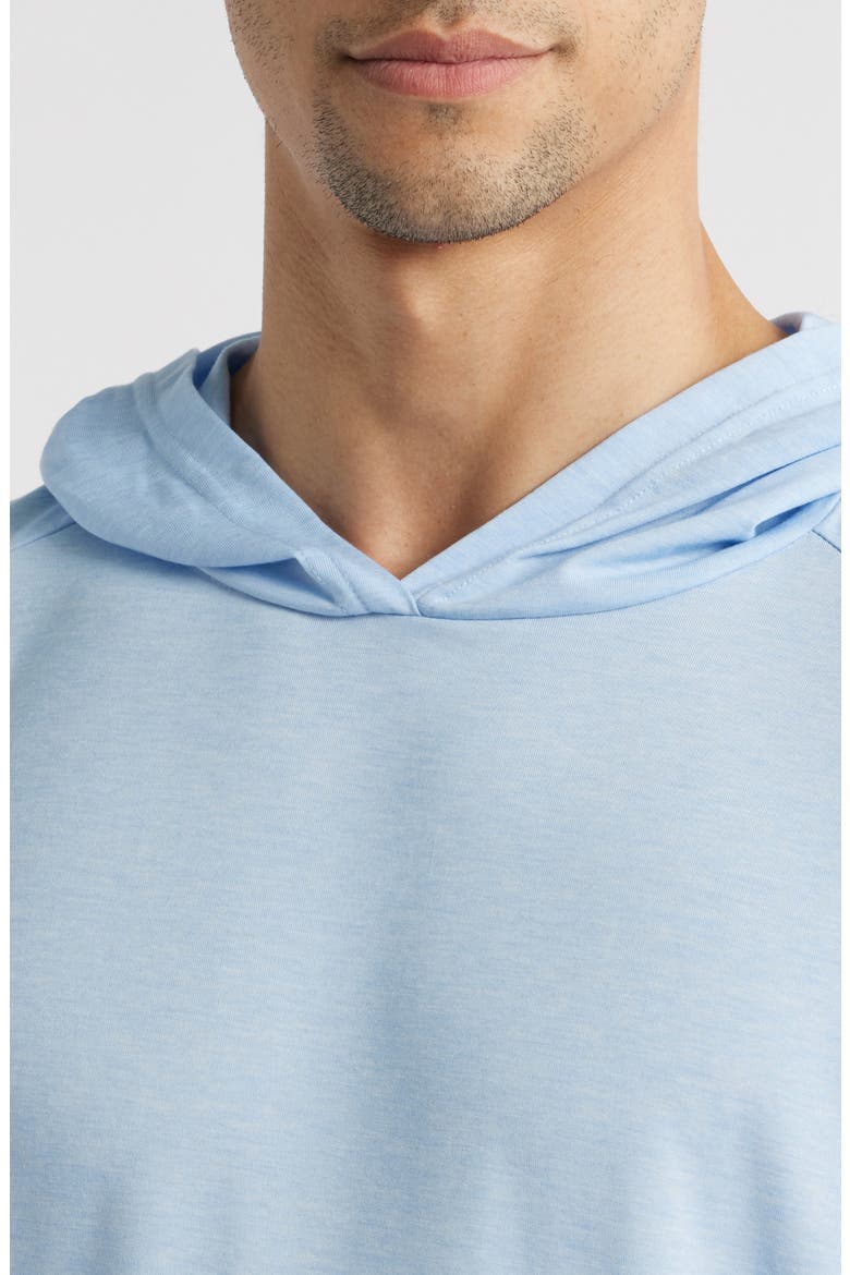 The Seabreeze Performance Pullover Hoodie, Alternate, color, BLUE GLOW