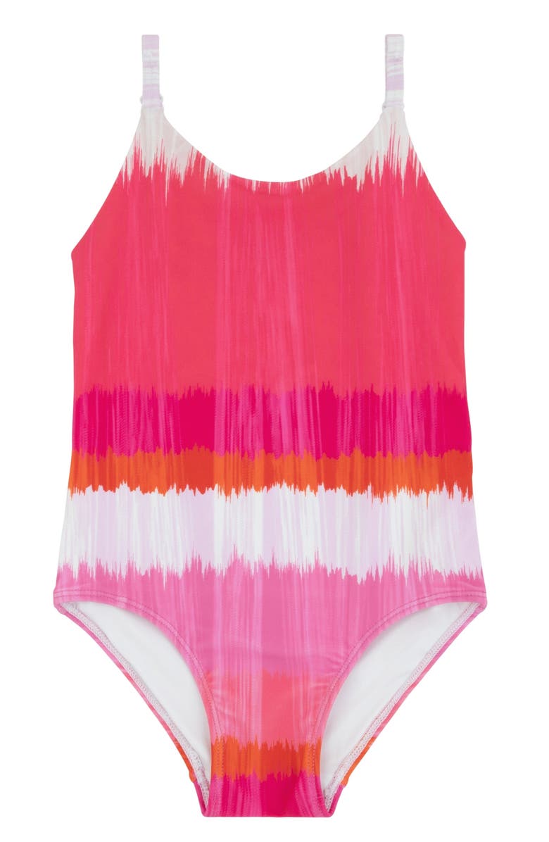 NoggiWear Dip Dye Bathing Suit, Main, color, Pink Ombre