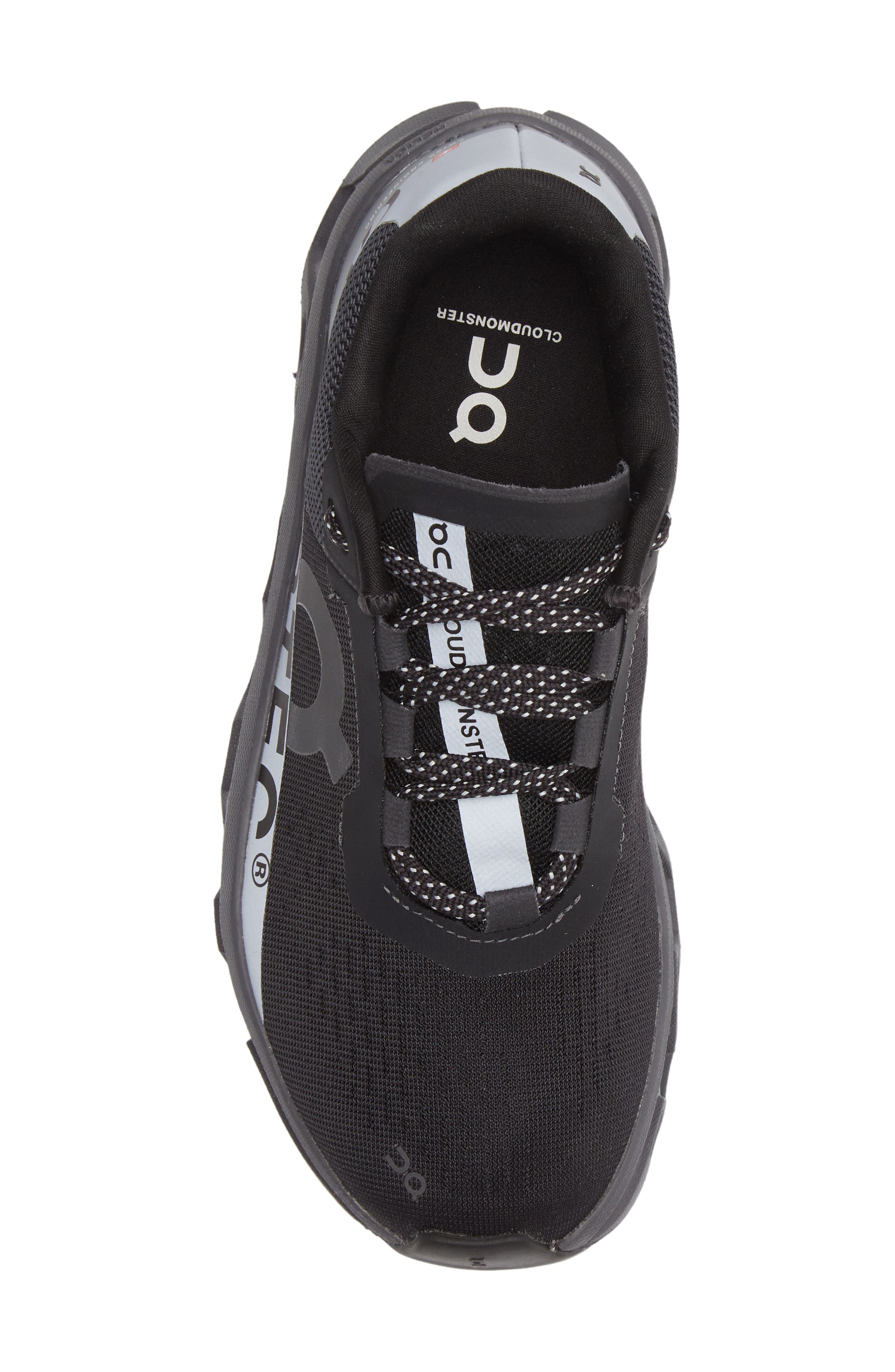 On Clound Monster Lumos Running Shoe, Alternate, color, Black