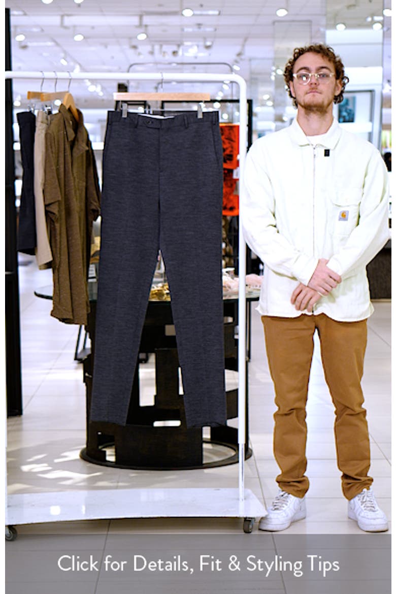Parker Flat Front Wool Dress Pants video