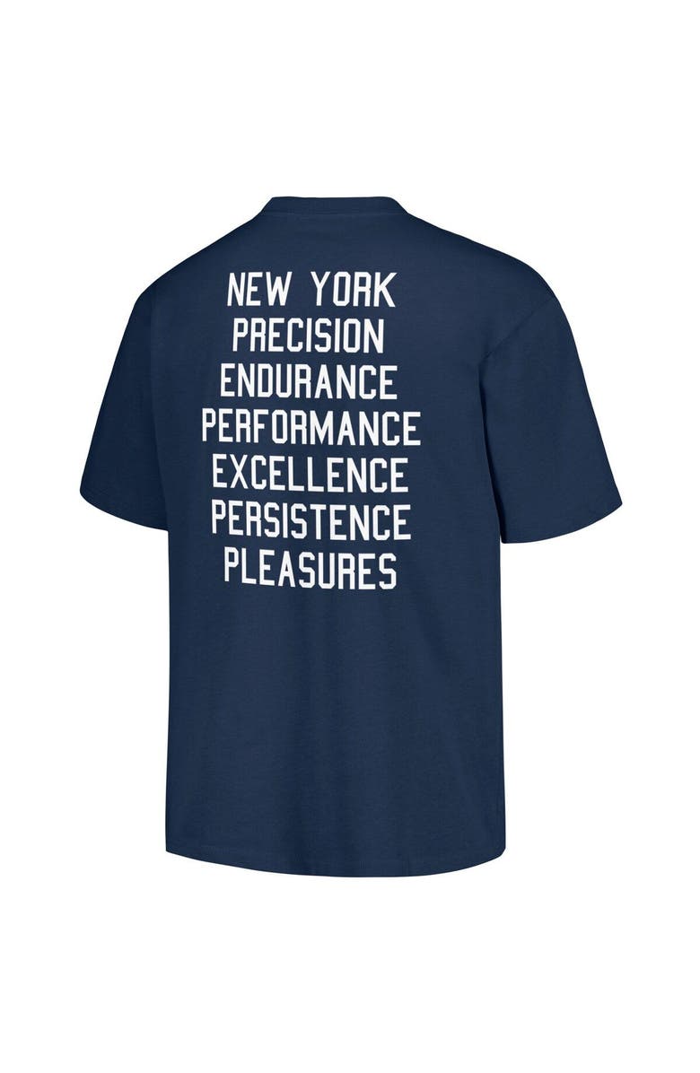 PLEASURES Men's PLEASURES Navy New York Mets Precision T-Shirt, Alternate, color, Navy