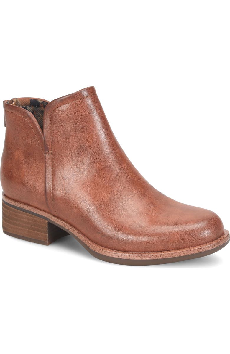 B O C BY BØRN Renee Ankle Boot, Main, color, Dark Tan