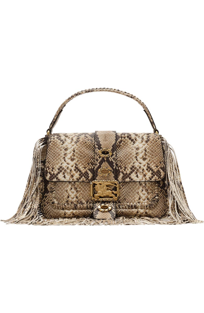 Burberry Small Rider Bag, Main, color, Natural Beige