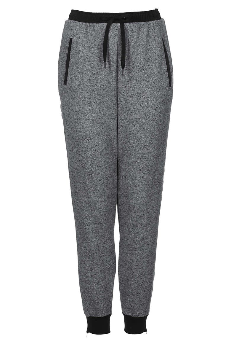 Marled Side Stripe Jogger Pants, Alternate, color, GREY