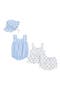 4-Piece Romper & Shorts Set