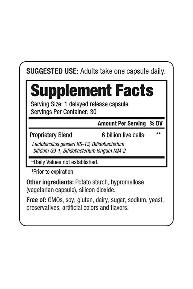 Fifty+ Probiotic, Restore digestive and immune support, 30 Vegetarian Capsules, Alternate, color, None