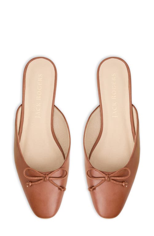 Jack Rogers Ginny Flat Mule In Cognac