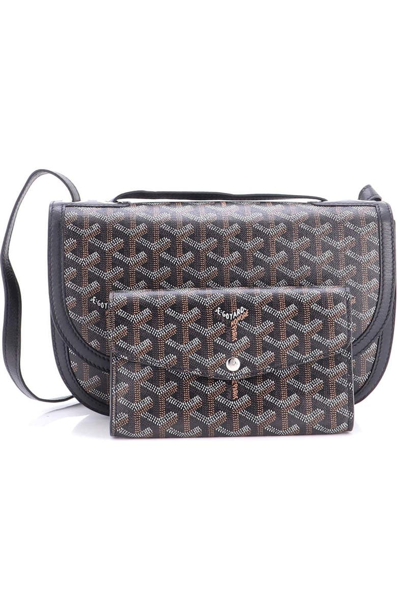 Pre-Owned Goyard 233 Bag Leather, Alternate, color, Black
