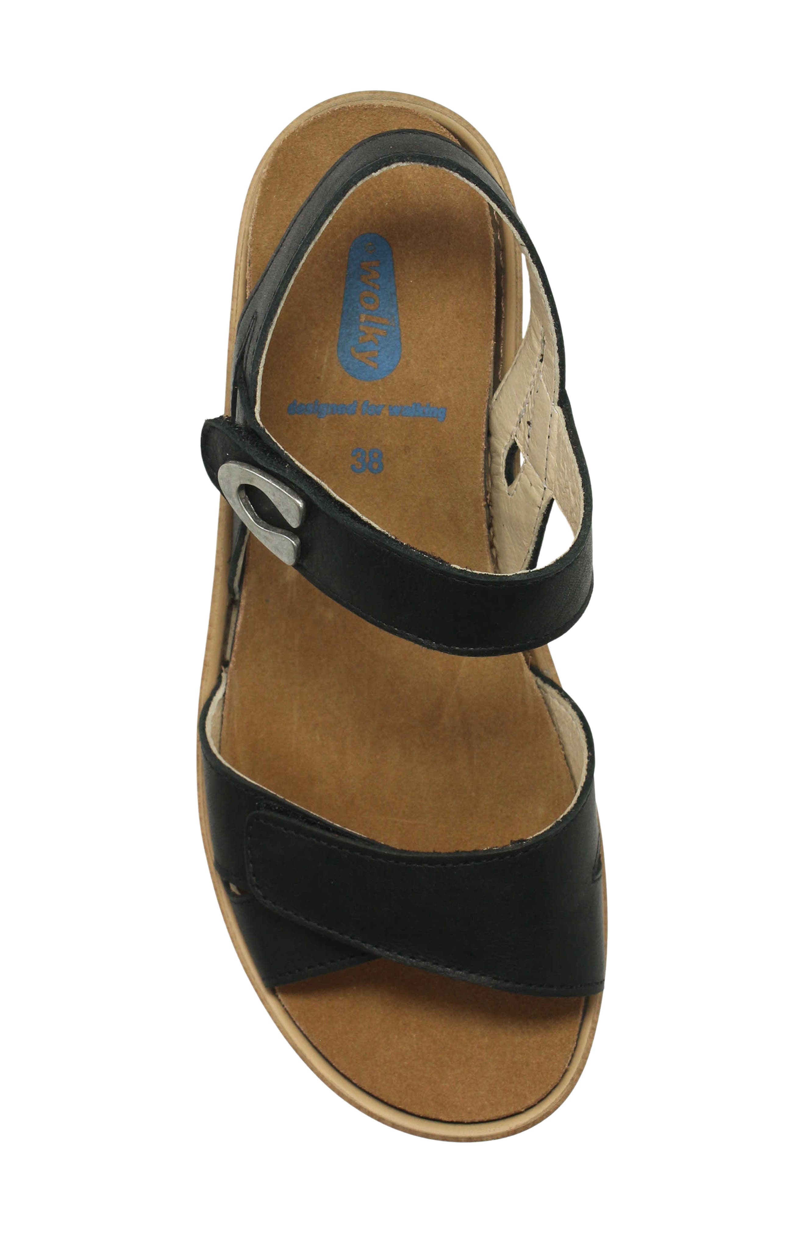 Wolky Sanibel Platform Wedge Sandal, Alternate, color, 