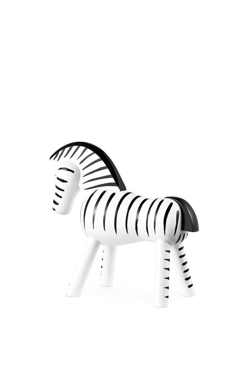Kay Bojesen Zebra, Alternate, color, Black/White