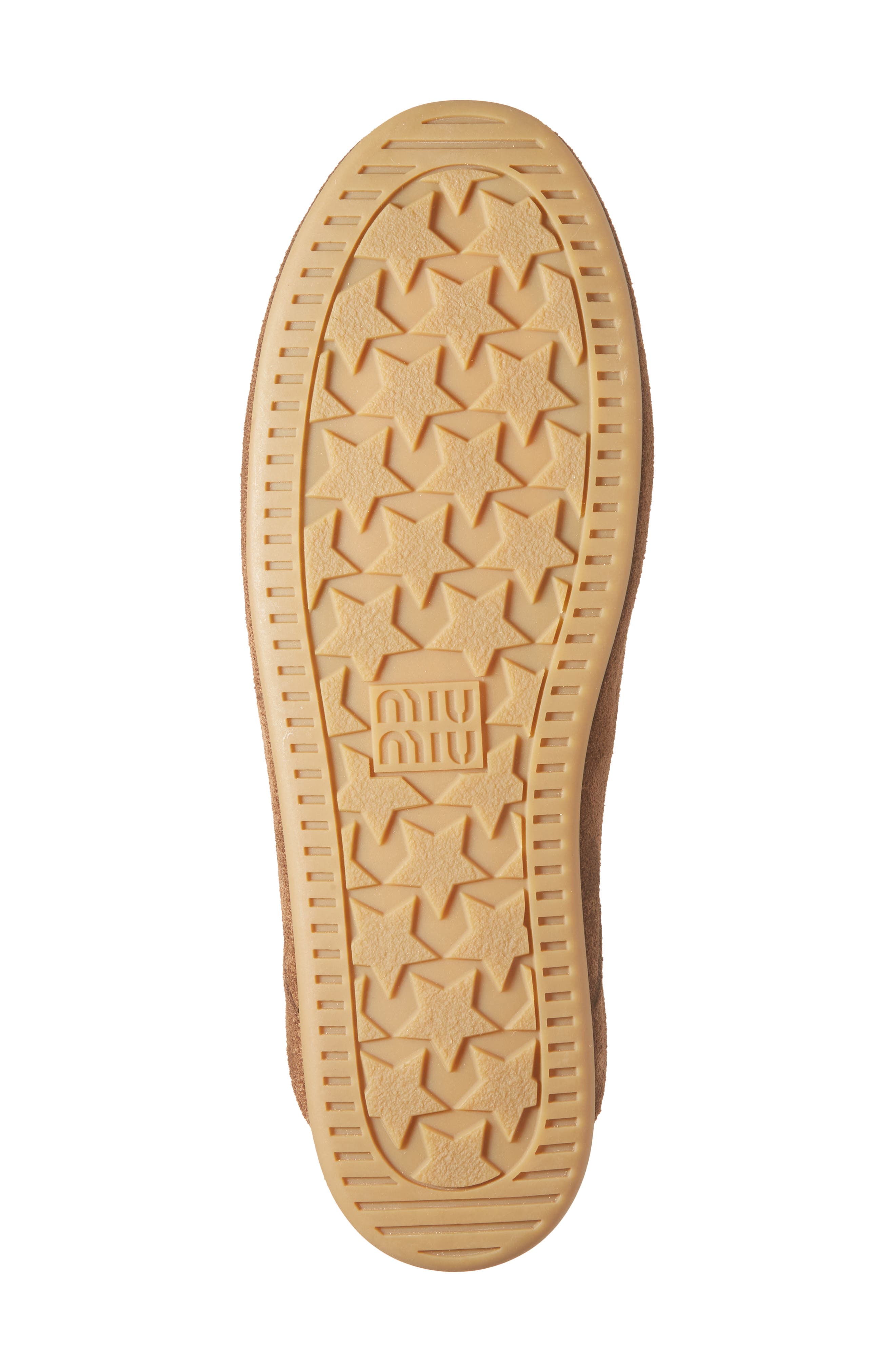 Miu Miu Boat Shoe Mule, Alternate, color, Brown