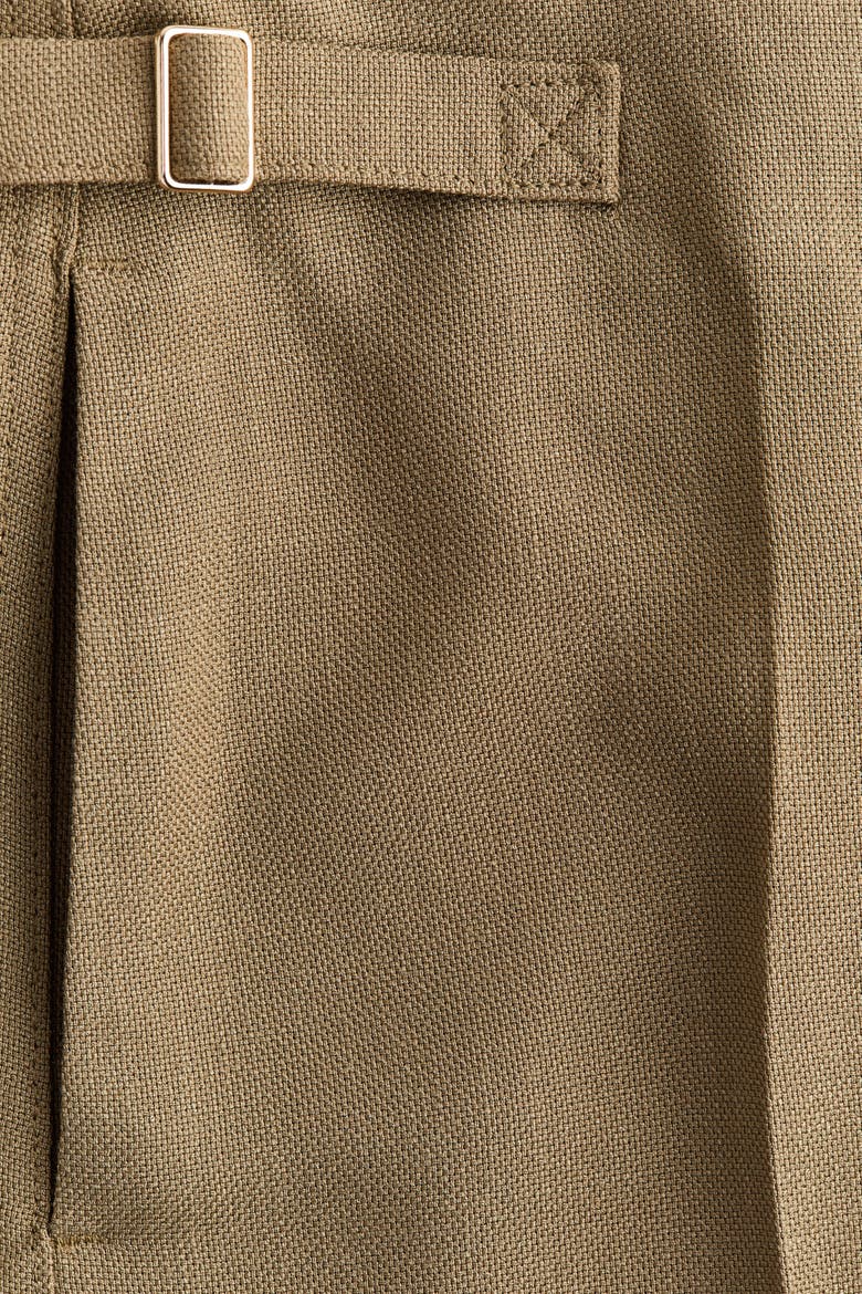 Wide Tailored Trousers, Alternate, color, Light khaki green
