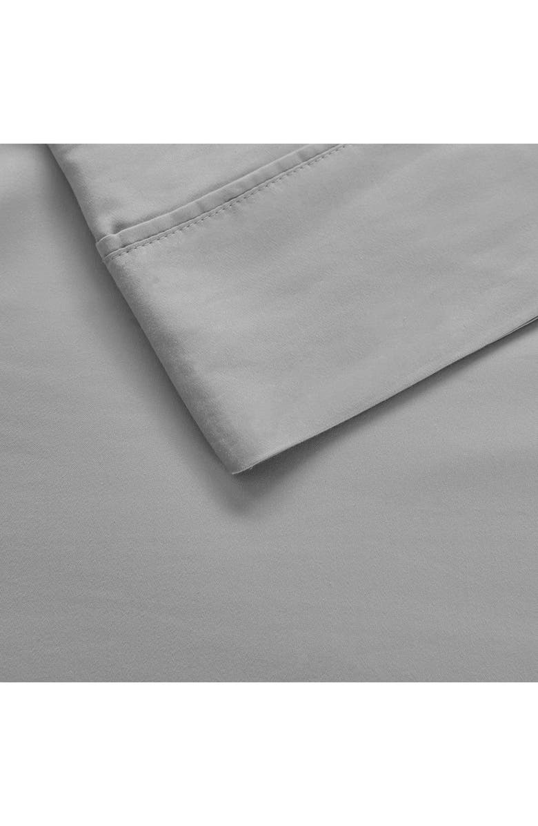 BEAUTYREST 1000 Thread Count Temperature Regulating Antimicrobial 4 Piece Sheet Set, Alternate, color, Grey