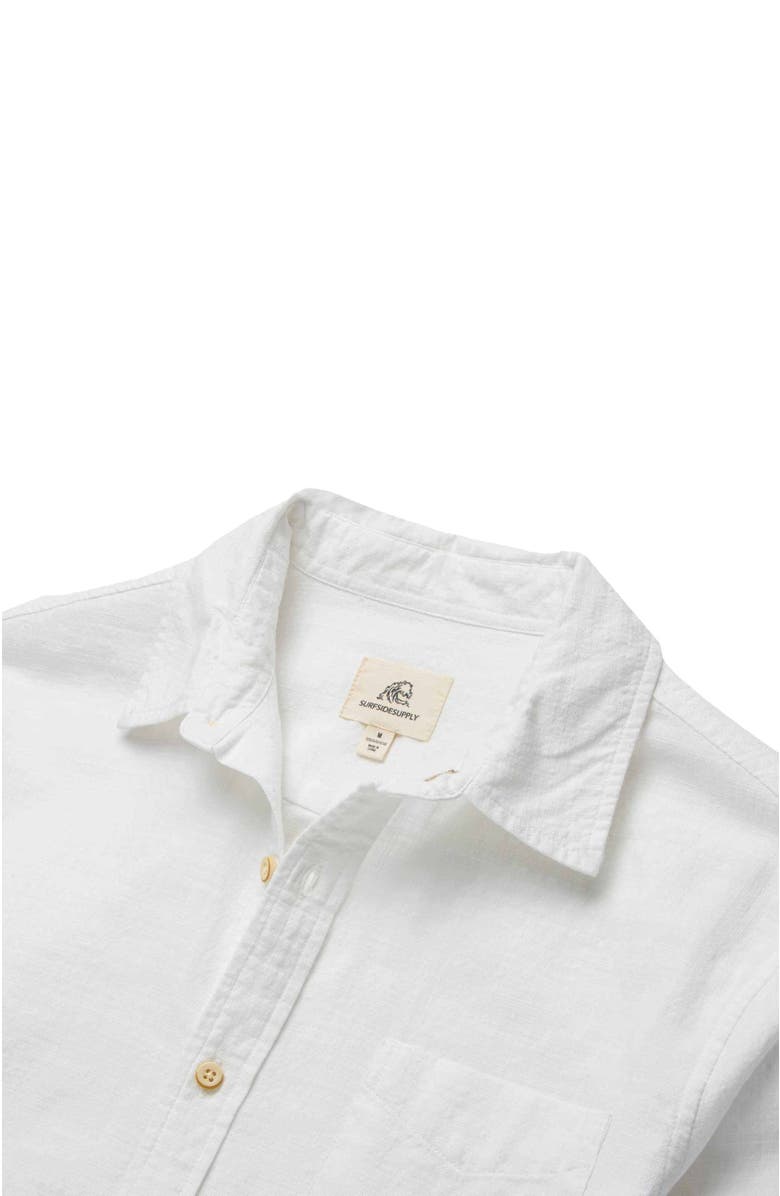 Surfside Supply Co. Brian Slub Shirt, Alternate, color, White