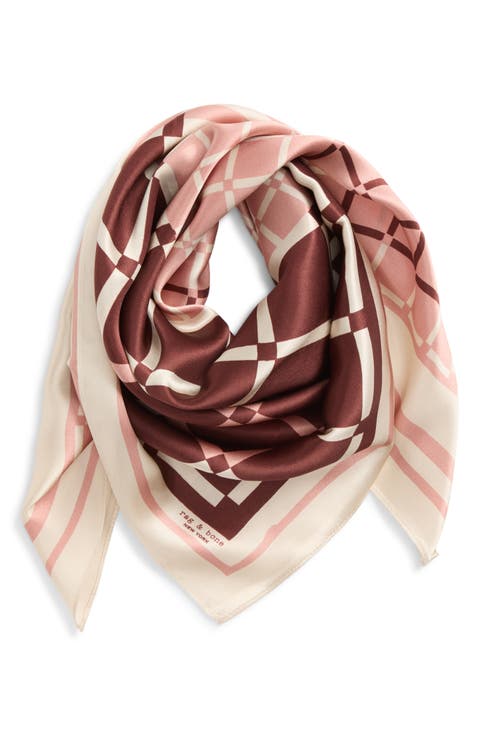 Pop Geo Silk Scarf