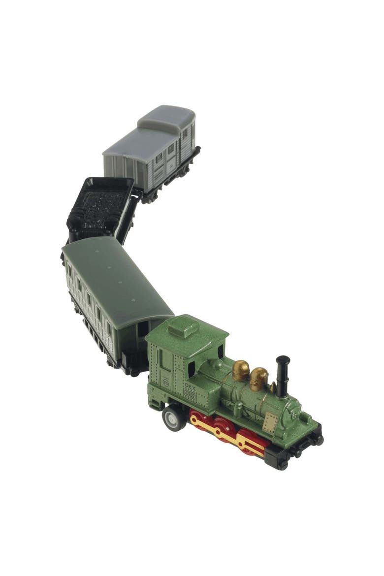 Mini Pullback Train Set, Alternate, color, Multicolored