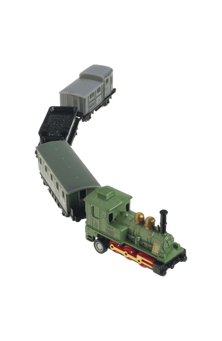 Toysmith Mini Pullback Train Set, Alternate, color, Multicolored