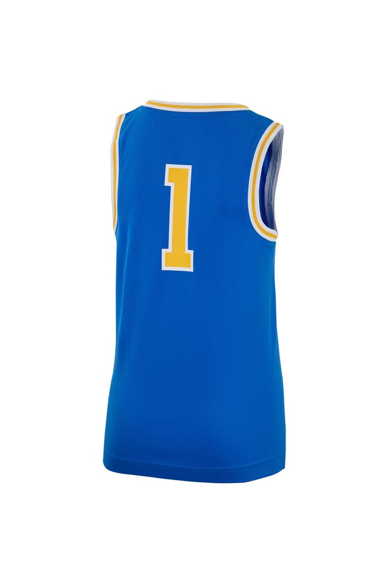 Youth Jordan Brand #1 Blue UCLA Bruins Team Replica Basketball Jersey, Alternate, color, Blue