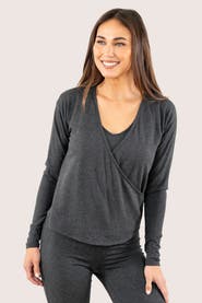 JJwinks Wrap Star Lounge Wrap Top