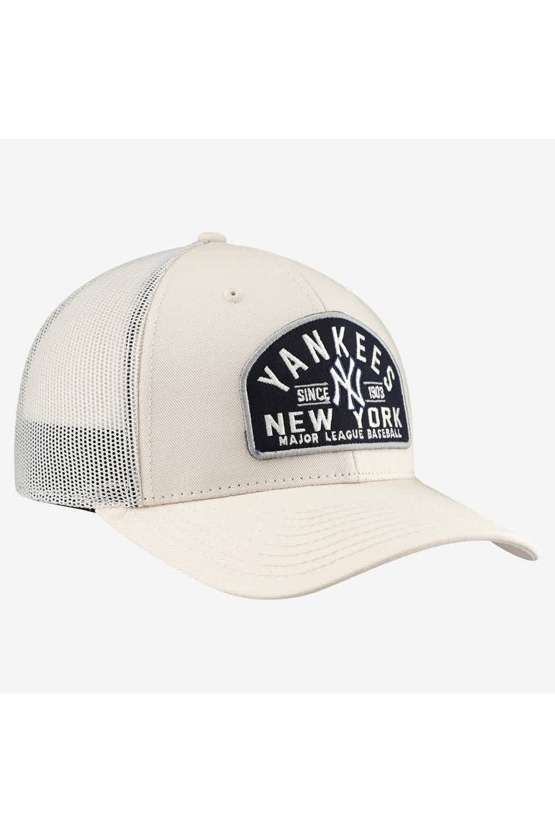 Men's '47  Cream New York Yankees Leland Adjustable Trucker Hat, Alternate, color, Cream