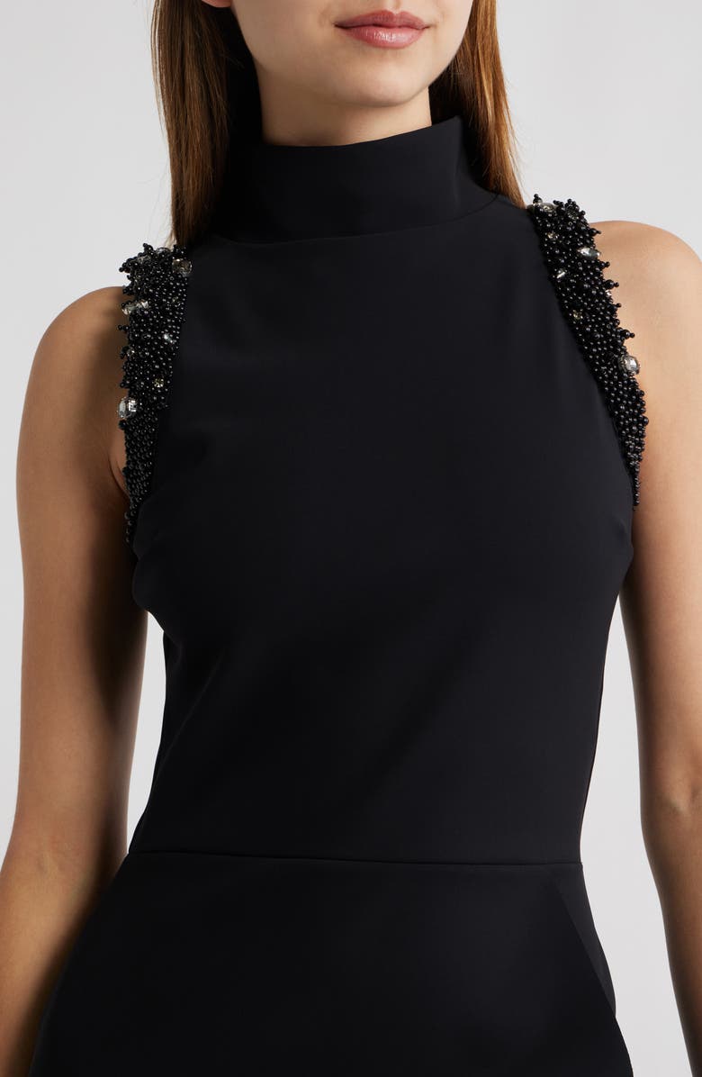 Chiara Boni La Petite Robe Siman Bead Detail Sleeveless Mermaid Gown, Alternate, color, 