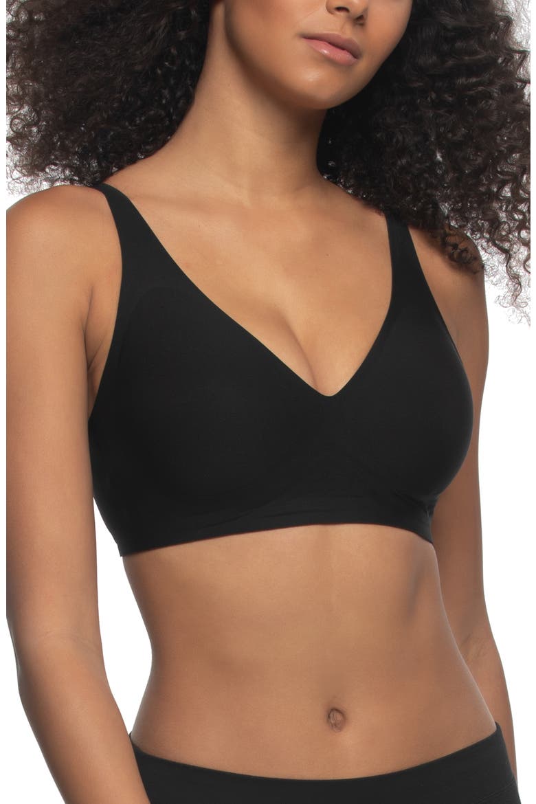 The Wire-Free T-Shirt Bra, Main, color, BLACK
