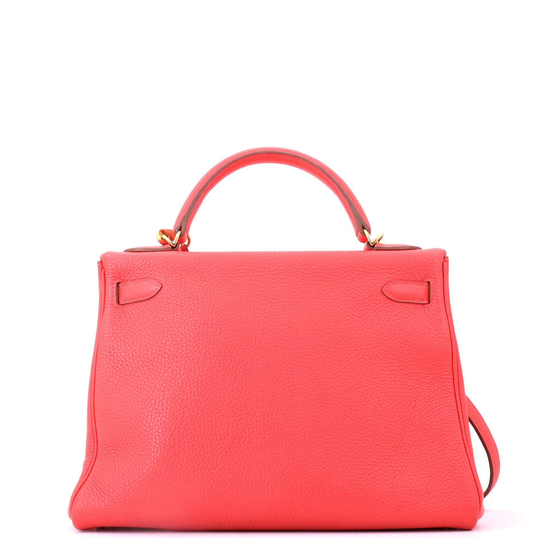 Pre-Owned Hermes Kelly Handbag Pink Clemence with Gold Hardware 32, Alternate, color, Rose Jaipur