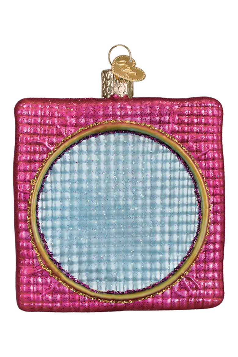 I'd Give Up Chocolate Ornament, Alternate, color, PINK