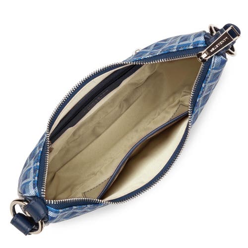 Lancaster Zipped Hobo Bag Ikon It In Bleu
