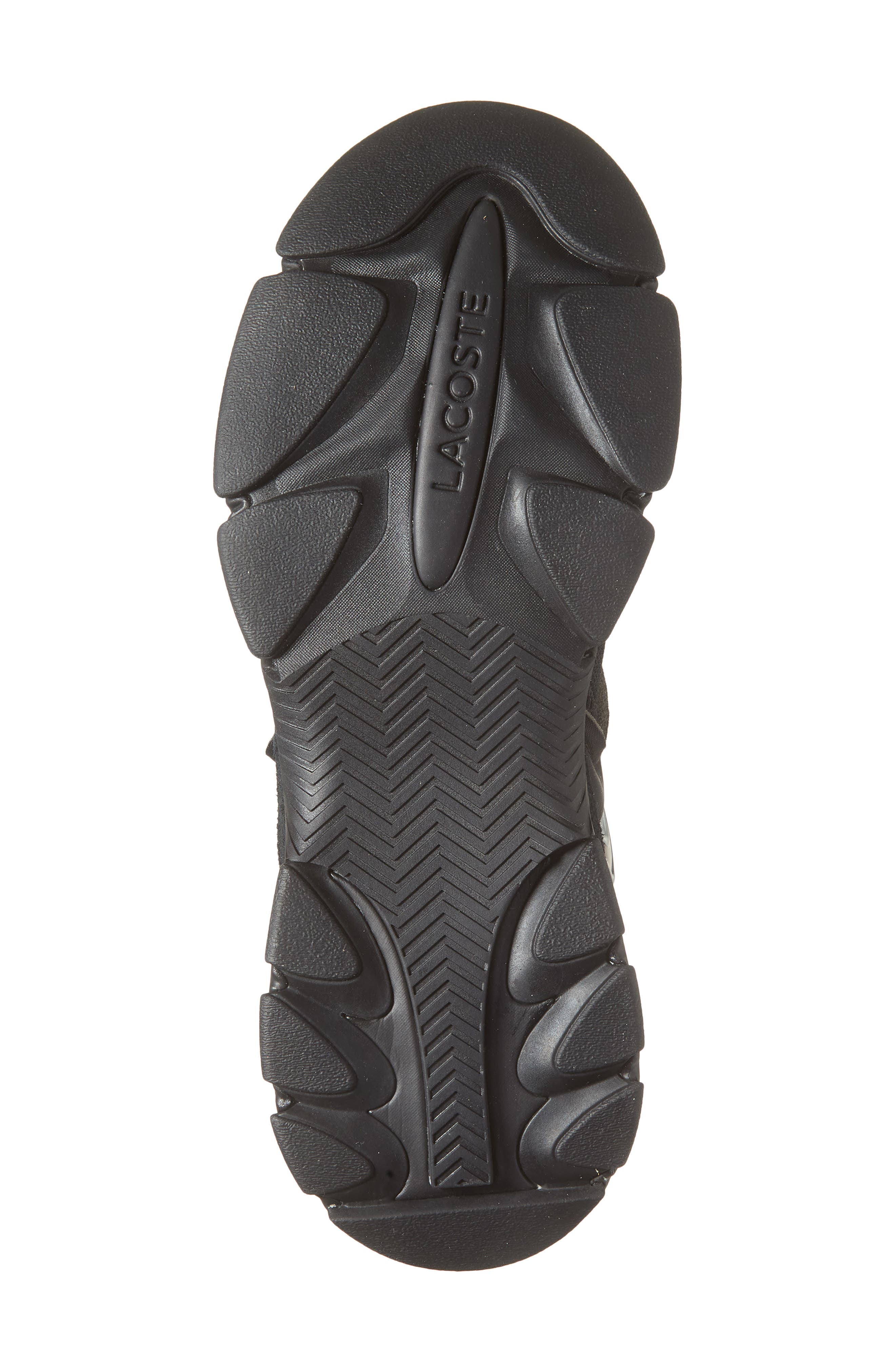 Lacoste Neo Low Top Sneaker, Alternate, color, Black/ White