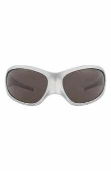 Balenciaga 80mm Wraparound Sunglasses