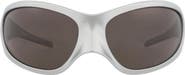 Balenciaga 80mm Wraparound Sunglasses