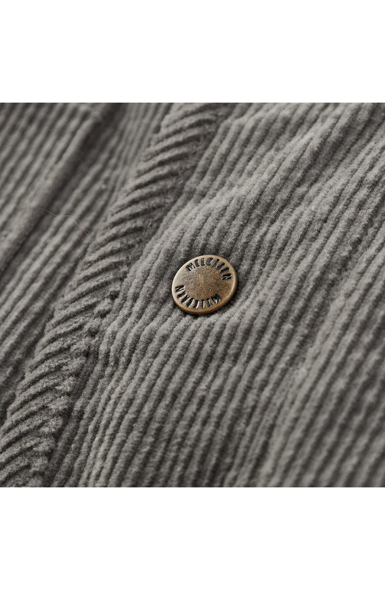 Milkbarn Corduroy  Reversible Jacket, Alternate, color, Grey Penguin