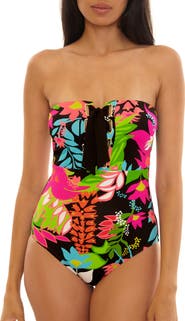 Trina Turk Bandeau One-Piece Swimsuit