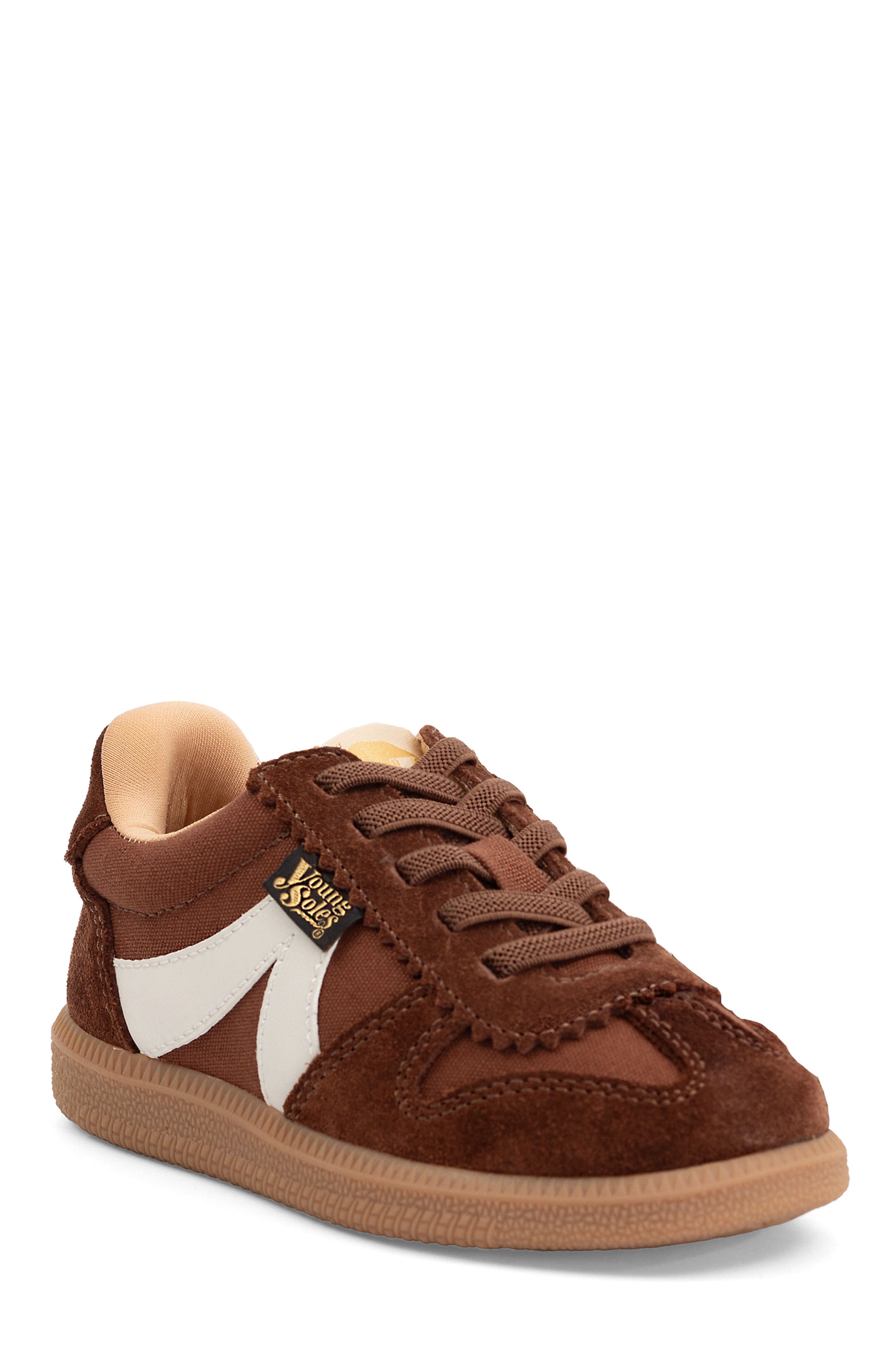 Young Soles Brooking Kids Sneakers, Main, color, Bark