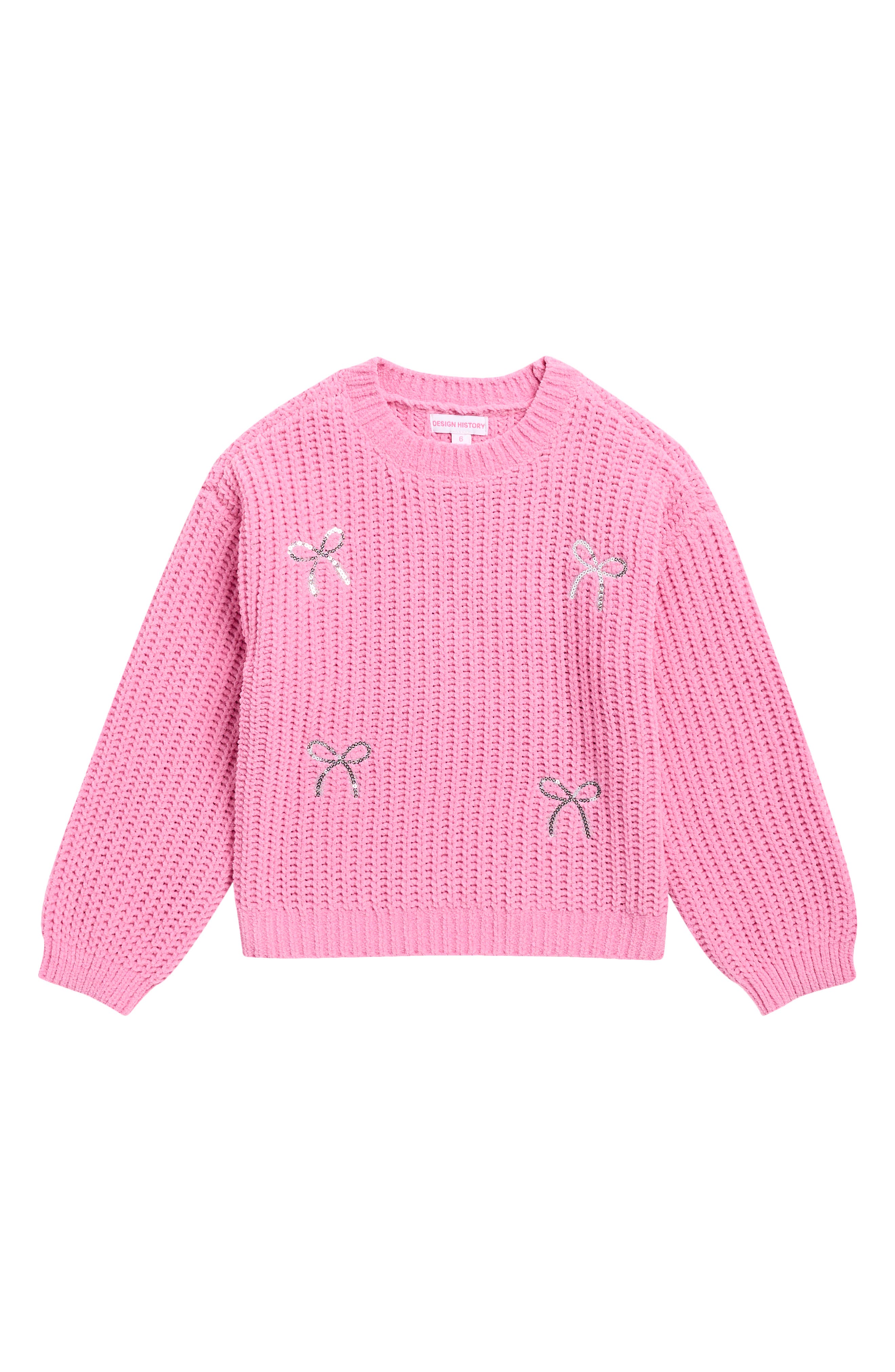 Kids' Sequin Bow Sweater