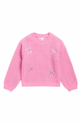 Kids' Sequin Bow Sweater