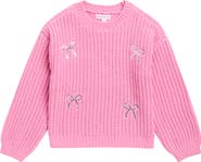 Design History Kids' Sequin Bow Sweater