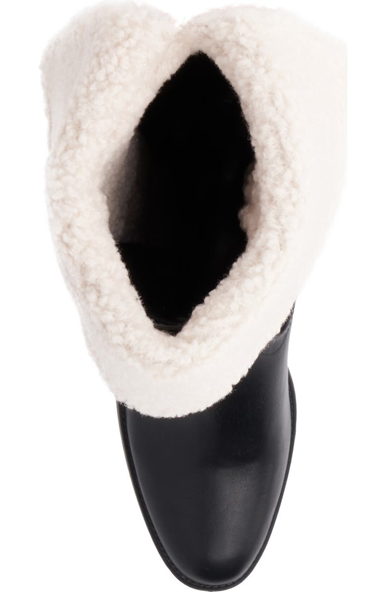NEW YORK AND COMPANY Devi Faux Shearling Cuff Boot, Alternate, color,