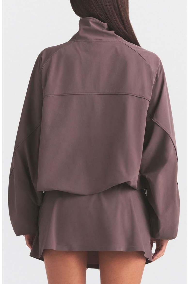 Oversize Stretch Nylon Jacket, Alternate, color, NSKM RESIN