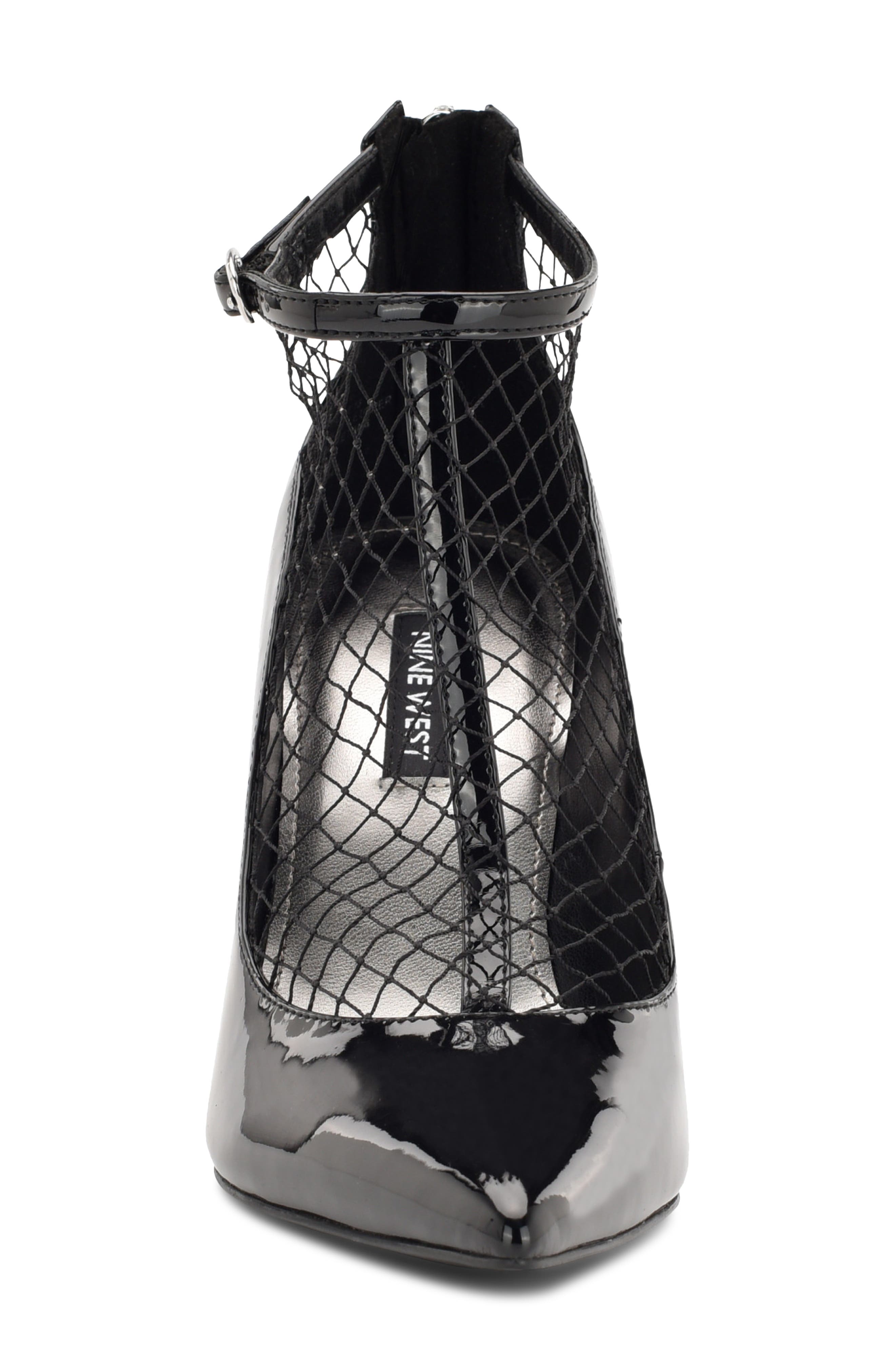 Nine West Fishnet Pointed Toe Pump, Alternate, color, 