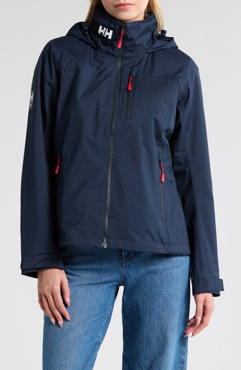 Helly Hansen Crew 2.0 Waterproof Midlayer Hooded Sailing Jacket, Alternate, color,