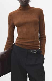 Simonet Turtleneck Rib Sweater